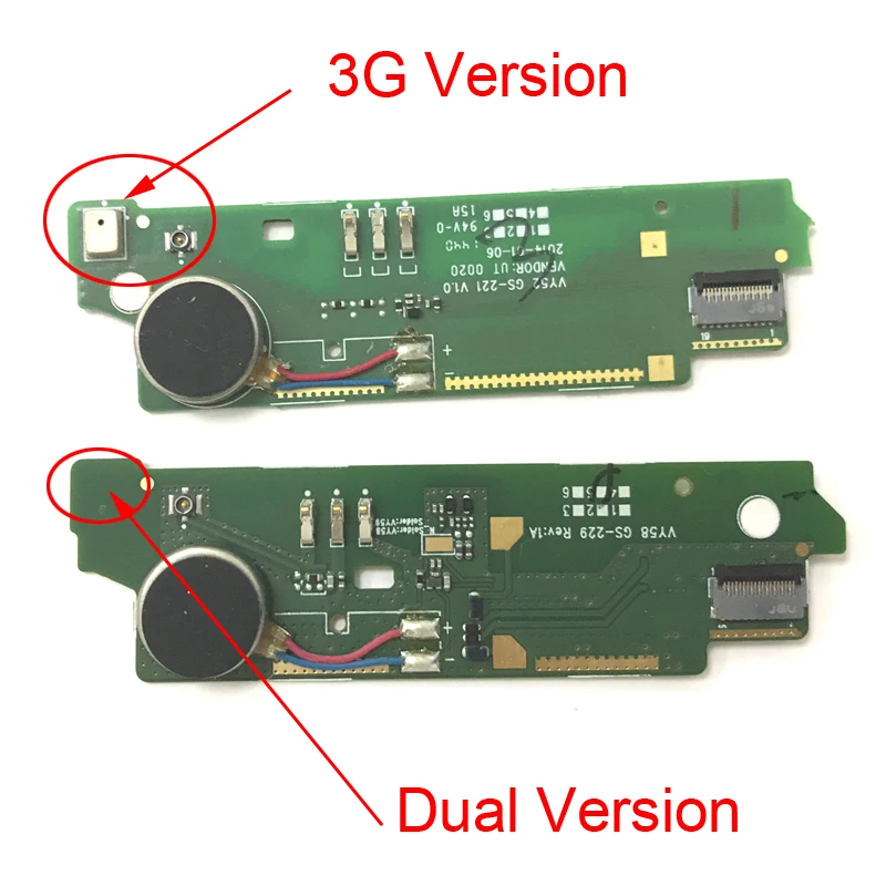 Replacement Microphone Mic Flex Cable With Vibrator For Sony Xperia M2 D2305 D2306 S50h Board Mobile Phone Parts
