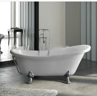 Us 1376 0 1750x800x820 Mm Freestanding Fiberglass Soaking Bathtub Seamless Joint With Lion Paw Legs 6530 In Bathtubs Whirlpools From Home