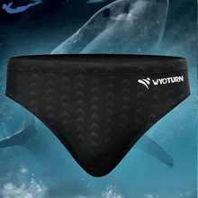 WYOTURN, профессиональная черная одежда для плавания, Мужская быстросохнущая одежда для плавания, мужские плавки, спортивные шорты для плавания, Шорты для плавания из кожи акулы