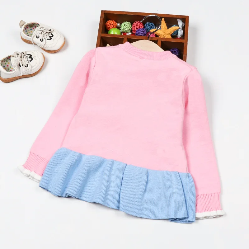 Jargazol/Милая зимняя одежда для маленьких девочек; коллекция года; осенние свитера с длинными рукавами для девочек; костюм принцессы; Рождественский свитер; вечерние свитера