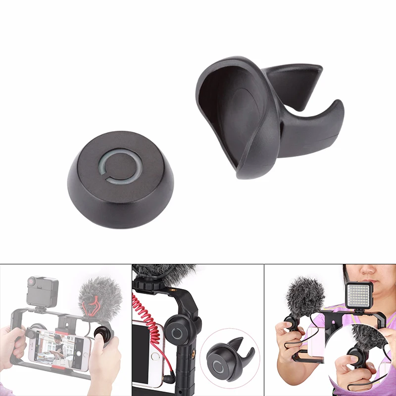 

Newly Clip Wireless Shutter Bluetooth Remote Control Release for U-Rig iPhone X Smartphone Video Shooting