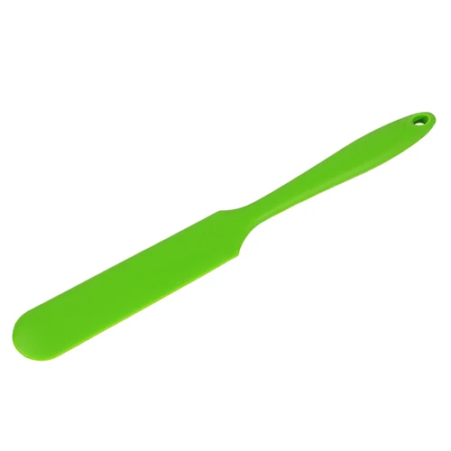 Кухонные инструменты 9,7 дюймов силиконовая лопатка для перемешивания теста для торта Скребок кисточка, мешалка для масла щетки для выпечки инструменты для выпечки Кухонные Принадлежности - Цвет: Зеленый