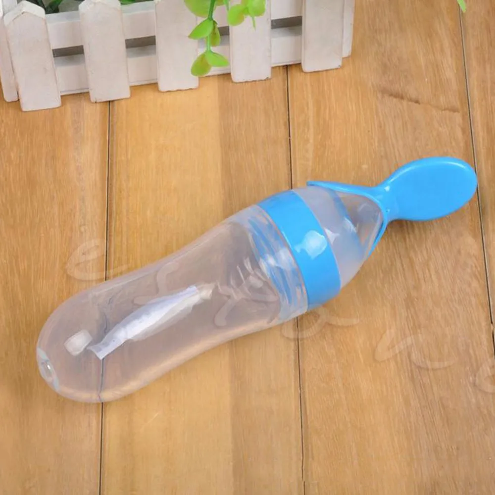 Новое поступление, 1 шт., детская экструдирующая пищевая кормушка, отлучающая ложка, бутылочка для кормления, силиконовая