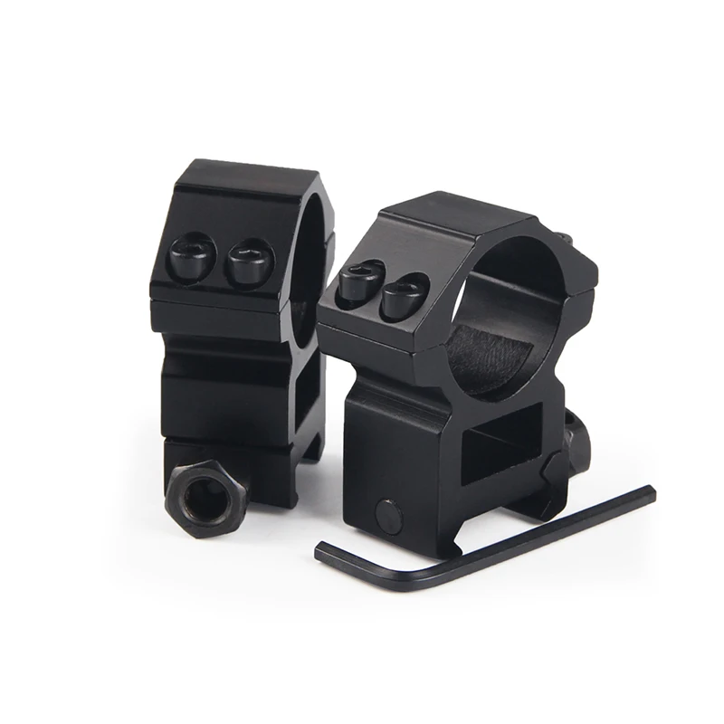 2pcs Rifle Tactical High Profile 25.4mm 1 Scope Rings 20mm Dovetail Rail Mount RL2-0008B (5)