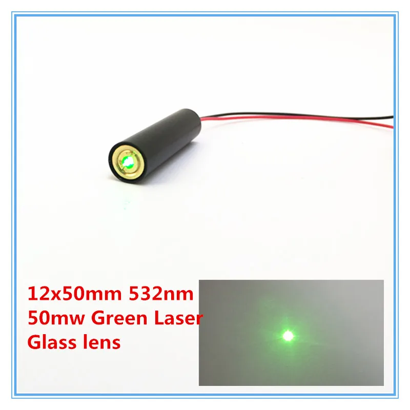 

12mm DPSS 30mW 50mW 532nm Green Dot Laser Diode Module TYLASERS