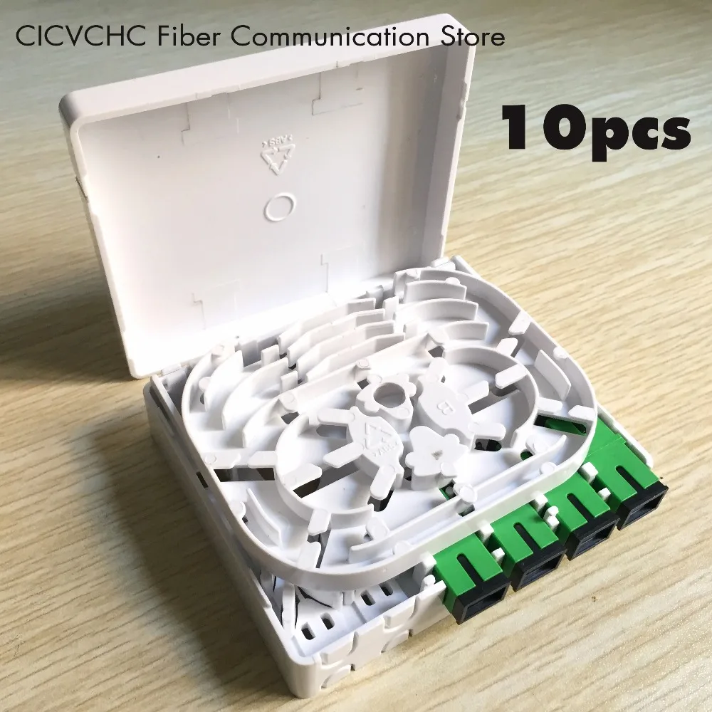 

10pcs 4 cores Fiber Terminal Box/FTTH ODN
