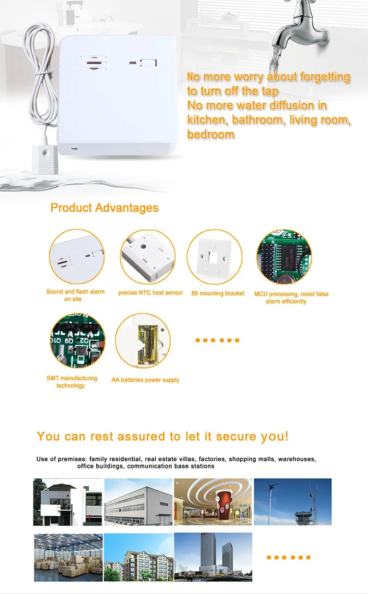 Water Leak Detection Alarm