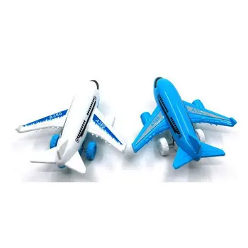 

2 Pcs Pull Back Gliding Aircraft Mini Diecasts Plastic Model Aircraft Infant Toy For Children Random Color 4 Style A380