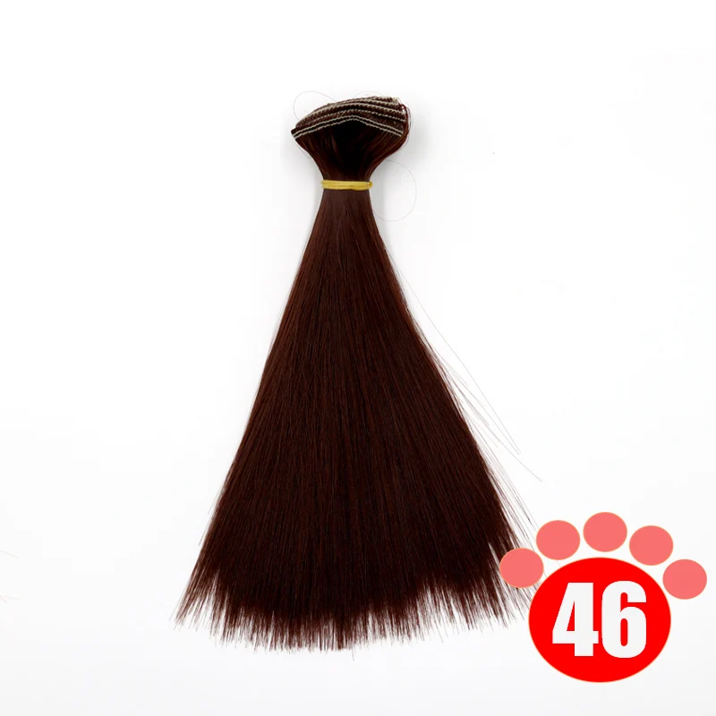 Msiredoll bjd wig 15*100CM or 20*100CM or 25*100CM doll hair for 1/3 1/4 1/6  straight hair doll hair bjd wig diy Free shipping 17