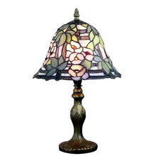 Настольные лампы Tiffany стиль 8 дюймов под старину рядом стол светильник Средиземноморский Морской стиль спальня No.8S2542