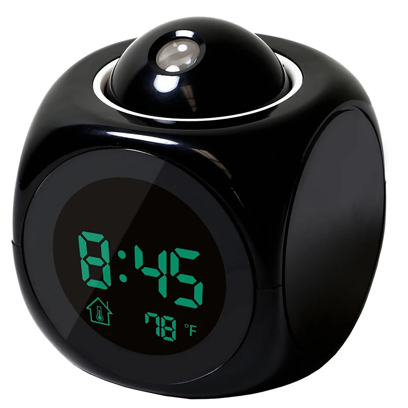 Multifunction Alarm Clock Digital LCD Display Voice Talking LED