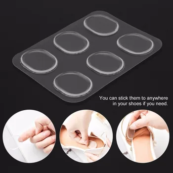

Professional 30pcs/lot Women Ladies Girls Silicone Gel Shoe Insole Inserts Pad Foot Care Tool Heel Grips Liner Drop Shipping