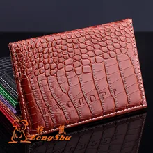 ZS crocodile pu leather Russia passport case holder male and female Russian passport cover credit card holder passport bag