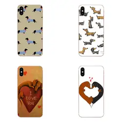 На Алиэкспресс купить стекло для смартфона soft capa case for xiaomi redmi mi note 7 8 9 se pro lite go play alpha dachshund silhouette dog