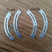 50 шт. плоская дуговая железная пластина технология строительные блокируемые детали двойной паз плоская дуга одиночный паз плоская дуга кусок