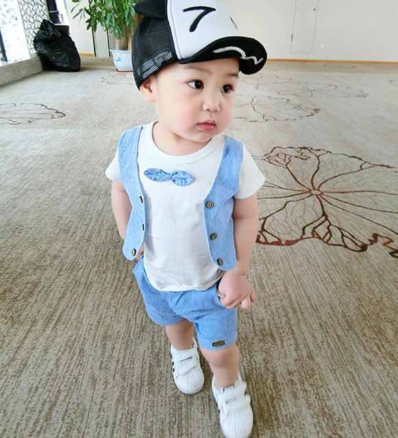 Aliexpress.com : Buy Korean Style Baby Boys Gentlemen Cotton Clothing ...