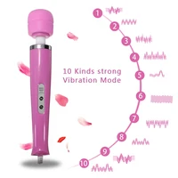 Black Wolf 10-Gang-AV-Vibrator, leistungsstarker Zauberstab, G-Punkt-Stimulation, Massagegerät, Klitoris-Vibratoren, Sexspielzeug für Frauen, Masturbation 3