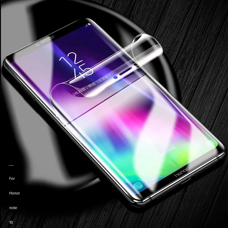 CHYI для huawei honor note 10 Оригинальное защитное стекло Силиконовое изогнутое nano ремонт
