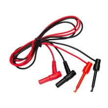 1 Pair Safety Banana Plug Toggle Test Hook Clip Test Leads Probe Cable Wire for Digital Multimeter Multi Meter Tester Equipment 1 Pair Safety Banana Plug Toggle Test Hook Clip Test Leads Probe Cable Wire for Digital Multimeter Multi Meter Tester Equipment