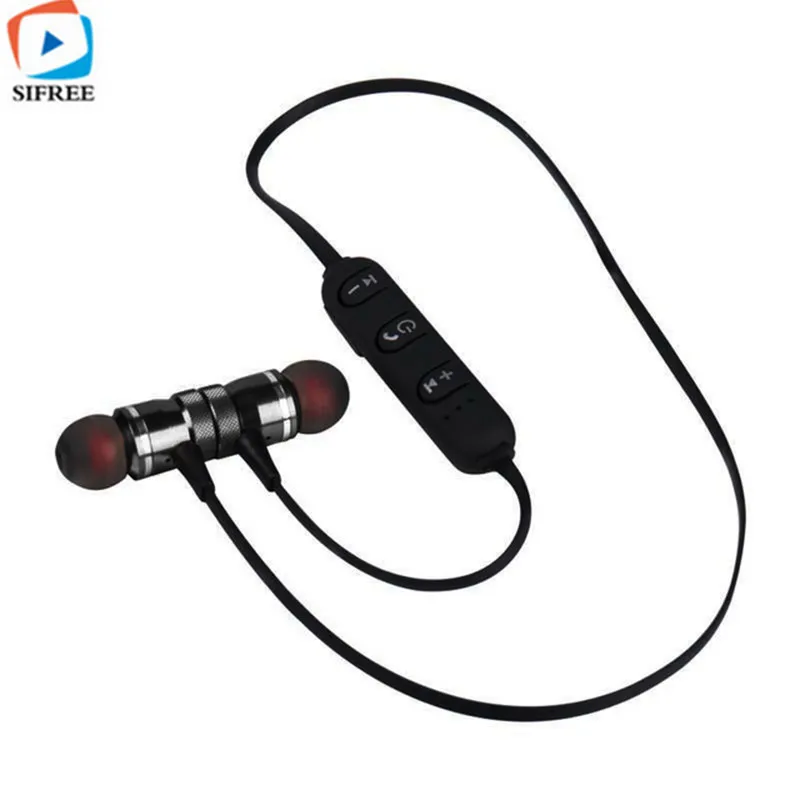 Bluetooth наушники в металлическом корпусе с микрофоном и защитой от пота|earphone