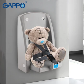 

GAPPO Baby rest seats Surface Mounted safety seats For Public Restrooms wall mounted folding seat hanging infant