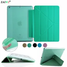 Чехол для iPad Air 2 ZAIWJ Высокое качество ТПУ Смарт крышки сна, ультра тонкий дизайнер планшетный PU кожаный чехол для Apple iPad Air2