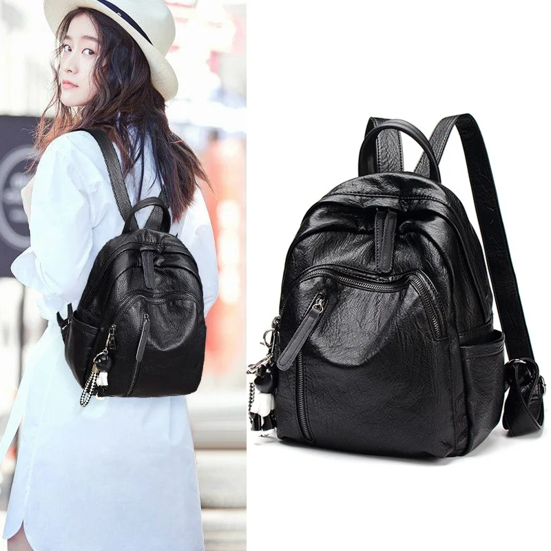 CHALLEN Модный женский рюкзак женский высококачественный Молодежный кожаный рюкзак для девочек-подростков школьная сумка через плечо рюкзак