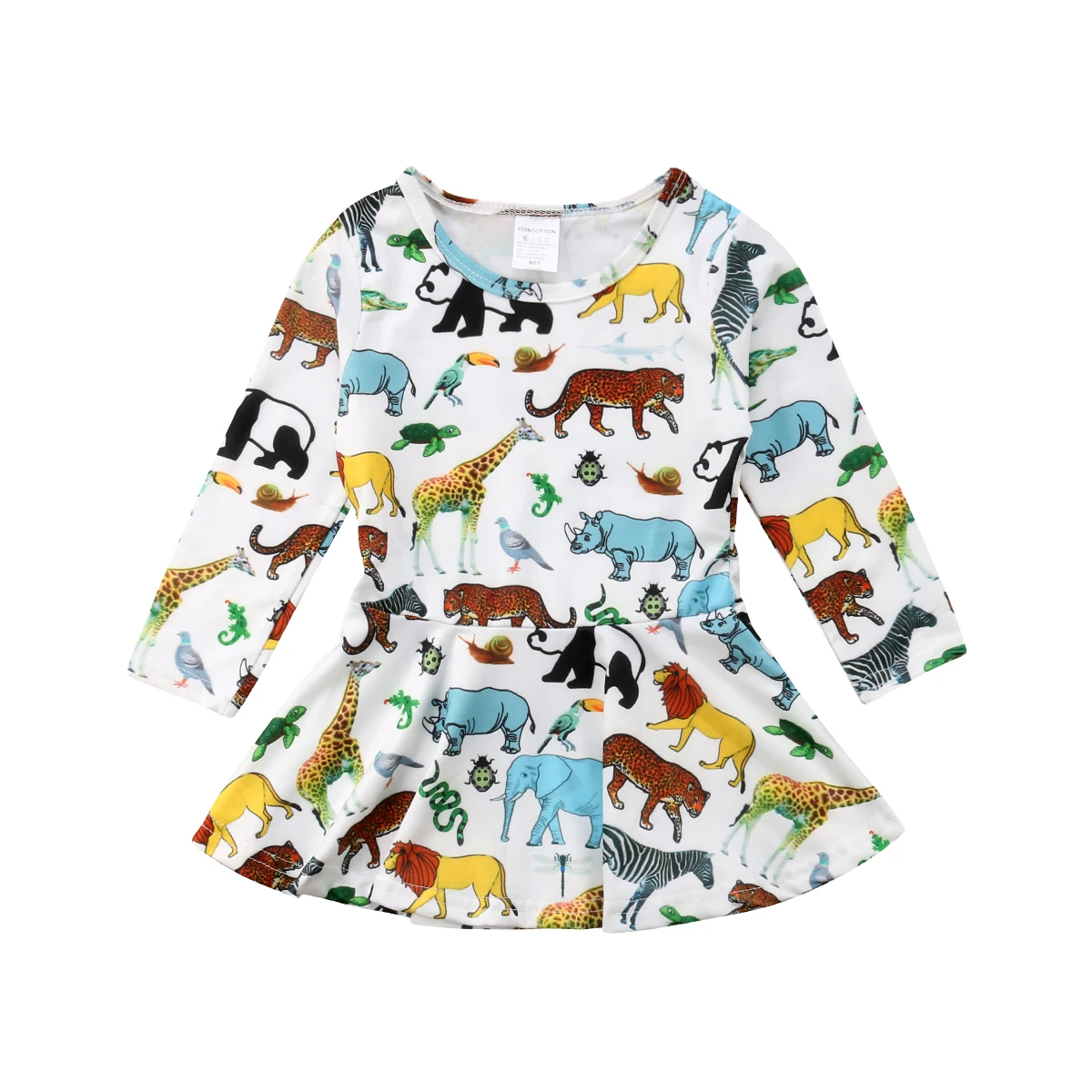 Toddler Kids Baby Girl Animal Dress Party Princess Pageant Tutu Dress Clothesin Dresses from