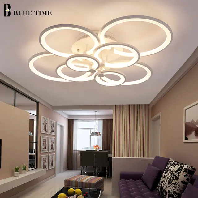 Anelli in acrilico Moderna LED Lampadario Per Soggiorno camera Da ... Anelli in acrilico Moderna LED Lampadario Per Soggiorno camera Da ...