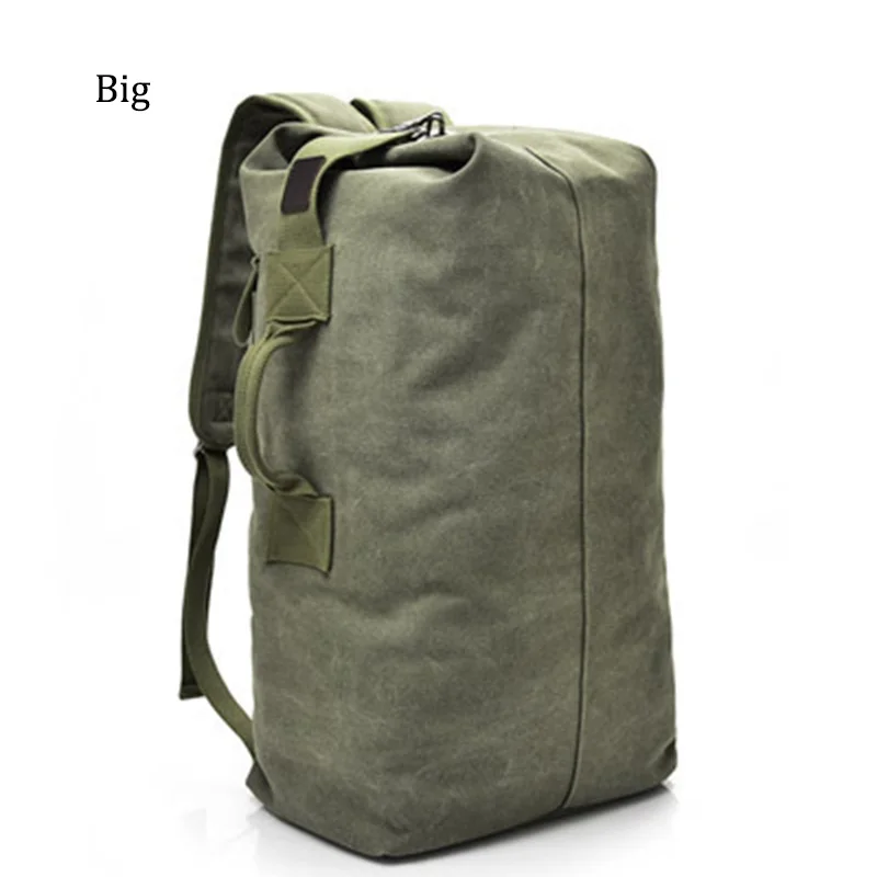 Военный тактический рюкзак мужской многофункциональный брезент рюкзаки галогенная на замену Спортивная армейская сумка для путешествий, рюкзак - Цвет: Large Green