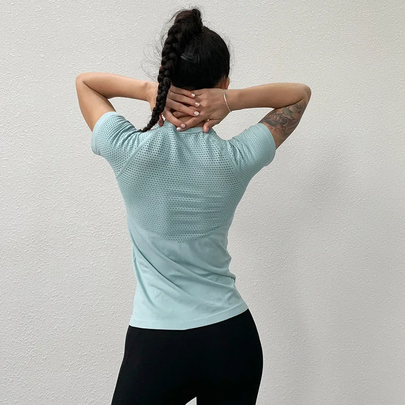 

HTLD Hollow Out T-shirts Women Skinny Quick Dry Harajuku Tee Tops Summer T shirt Short Sleeve Fitness Shirts Workout Camisole