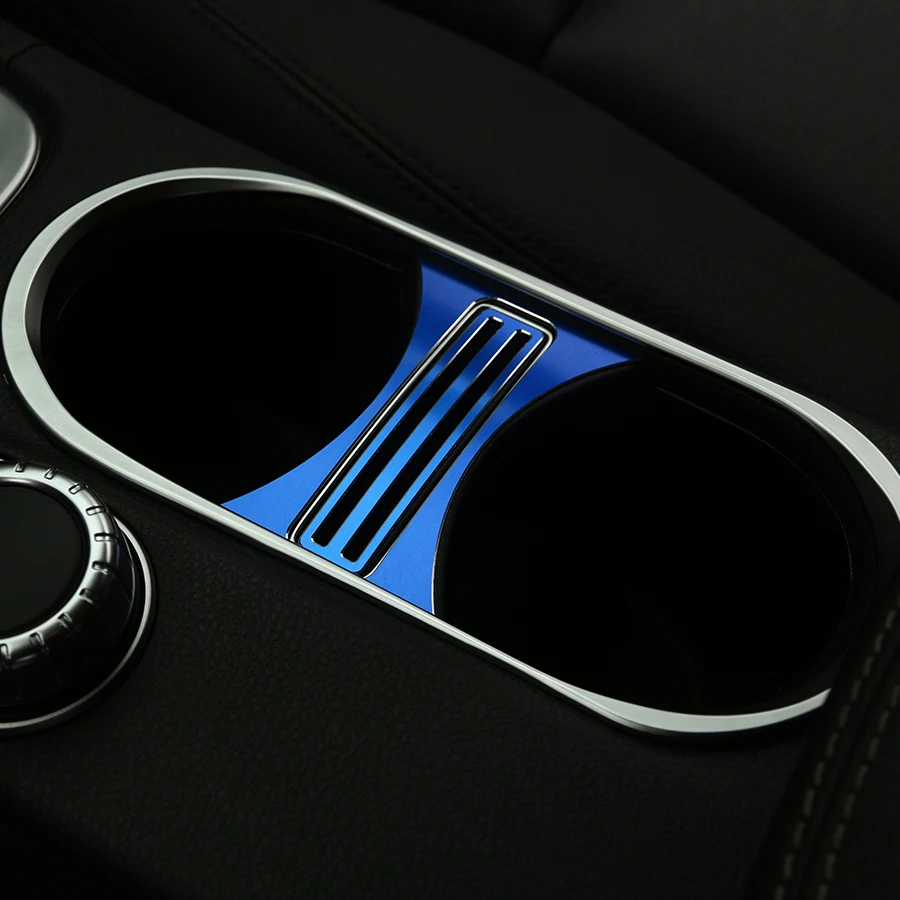 Aluminium Alloy Cup Holder Cover Trim For Mercedes Benz CLA 200 260 GLA A Class Accessoreies Car Styling | Автомобили и мотоциклы