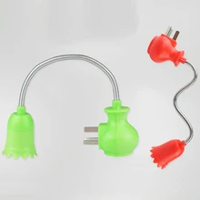 Высококачественные лампы держатель Шланг переключателя света US винт Основание СИД E27 10A/220 V лампочки рюкзак небольшой ночник