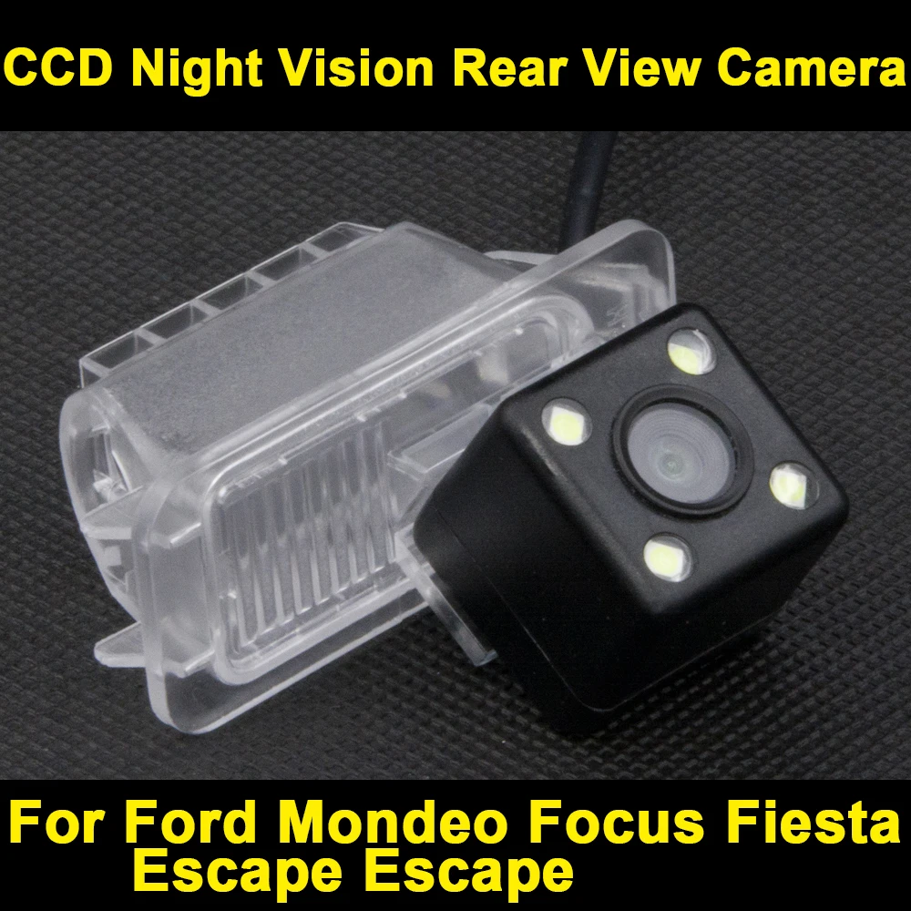 

Waterproof 0Lux/ 4 LED Rear view Camera BackUp Reverse Parking Camera for FORD Fiesta Focus S-MAX Mondeo reverse camera 8170LED