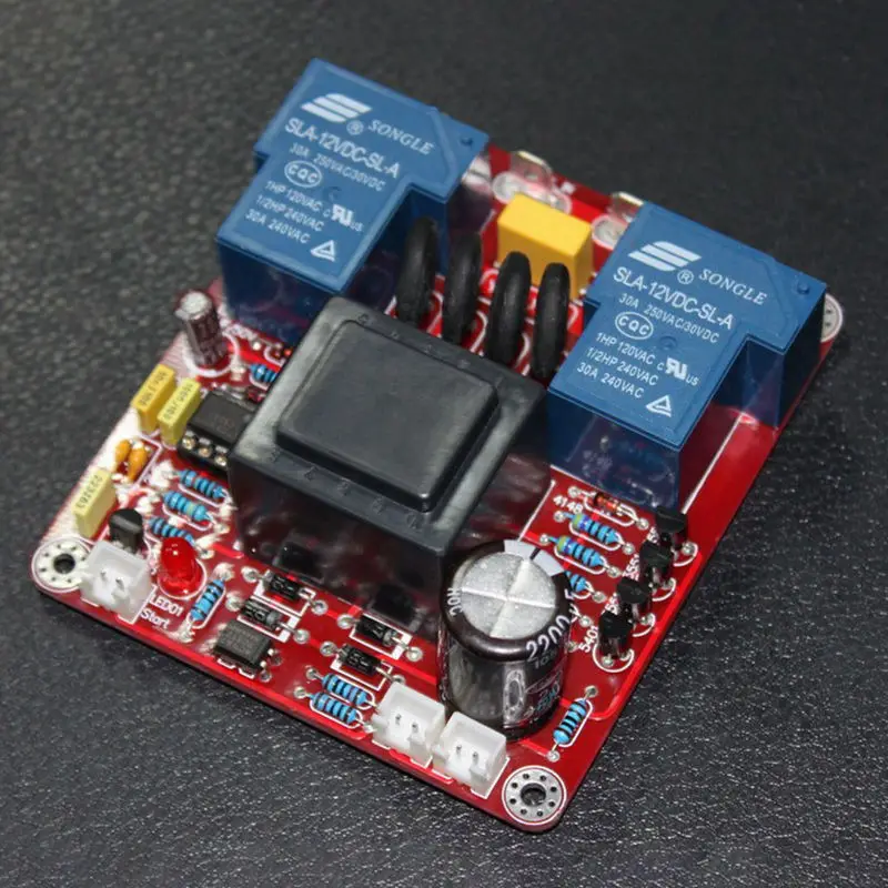 

2000W Class A Power Delay Soft Start Power Protection Board With Temperature Protection And Switch Features