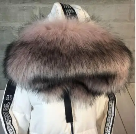 Autumn and winter women's Raccoon fur collar fox fur wool muffler scarf faux collar faux fur cape pashmina