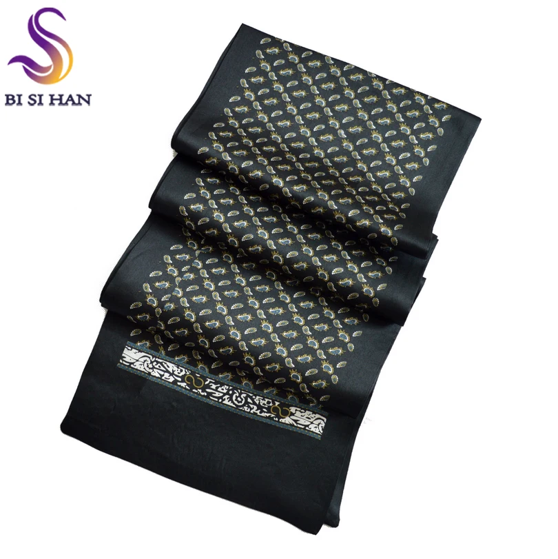 Man 100% Silk Scarf 160*26cm for Spring Autumn Winter