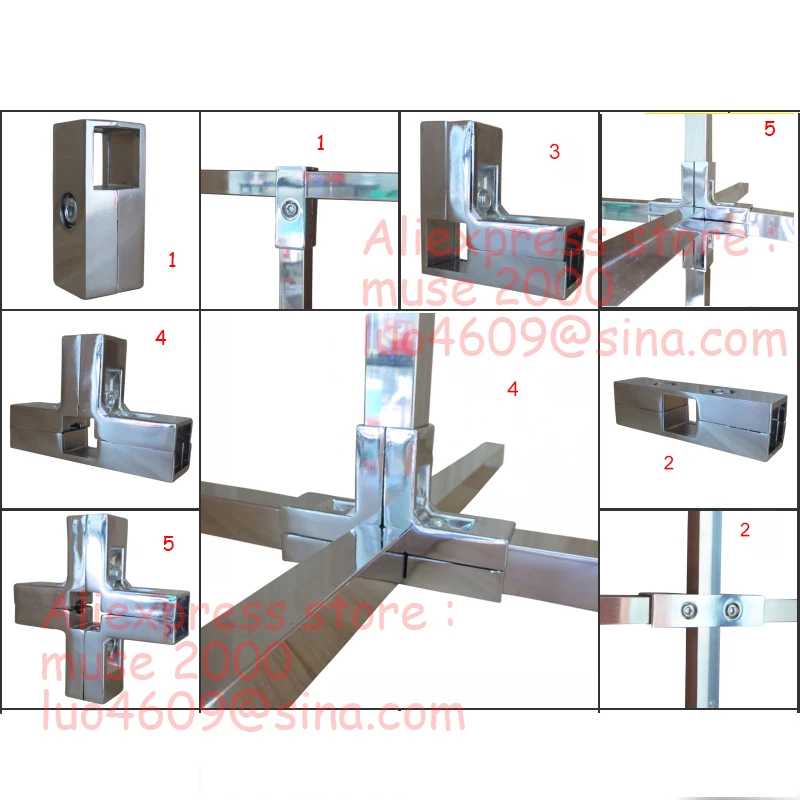 25x25 мм кронштейн для квадратной трубы зажим держатель соединитель elow тройник через легированная сталь одежда полка тройник Соединительный соединитель постная труба