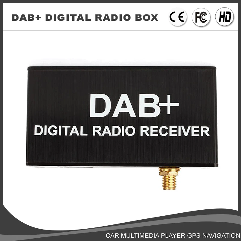 

Car External DAB DAB+ Digital Radio Box Radio Tuner Receiver Special Plug for Car Android dvd gps player Touch Control Free Ship