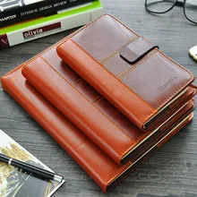 Cheng Jia Brand 2017 Luxury Notebook a5 A6 B5 Business Office Notepad Travelers notebook Pu leather