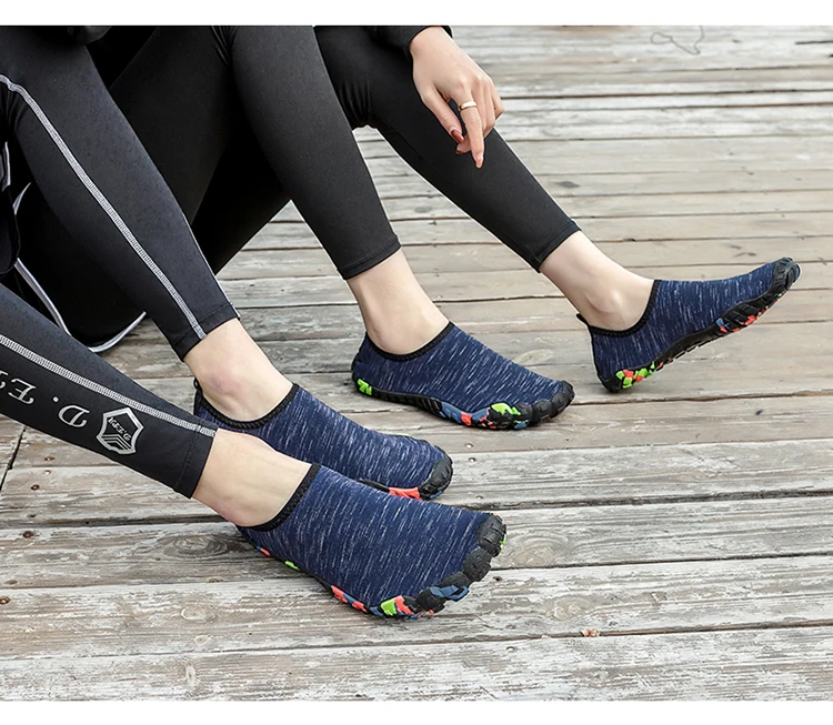Обувь Босиком с пятью пальцами летняя водонепроницаемая обувь для мужчин быстросохнущая легкая пляжная обувь для плавания Aqua сандалии для детей