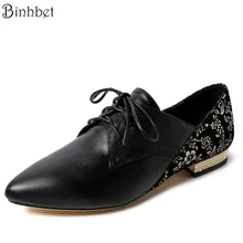 Binhbet Genuine Leather Shoes Women Flats New Spring 2017 Fashion Women Shoes sapatos femininos sapatilhas zapatos mujer