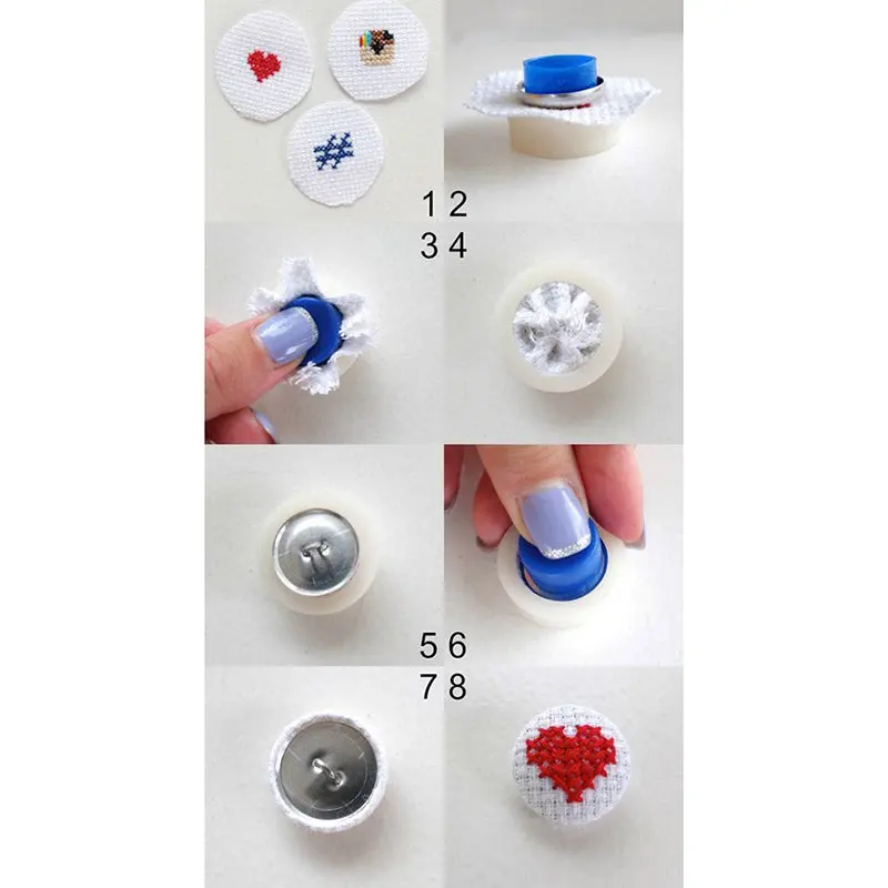 

DIY Metal Wrapped Button DIY Handmade Button Home Sewing Accessories Cloth Wrapped Buckle Set Button Maker Sewing Supplies