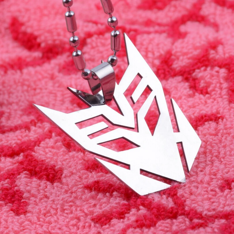 

BERTHATINA Silver Plated Movie Hot Transformation Necklaces Transformation Prowl Car Proul Pendant Necklace