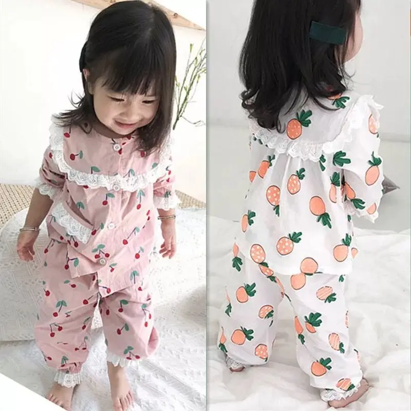 

2019 New Spring Item Girl Cute Sleeping Suit Two Designs