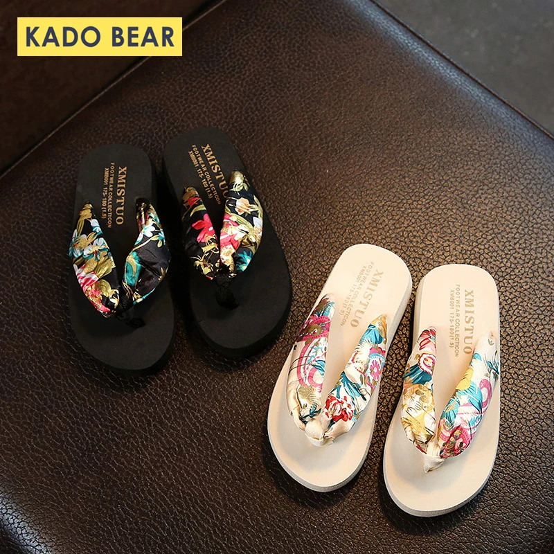 

Baby Girls Floral Fashion Flat Sandals Children Garden Outdoor Shoes Kids Beach Water Flip Flops Toddler Summer Indoor Slippers