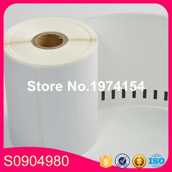 80 Rolls Совместимость Dymo S0904980 этикетки " X 6" 104 мм* 159 мм 220 шт./roll