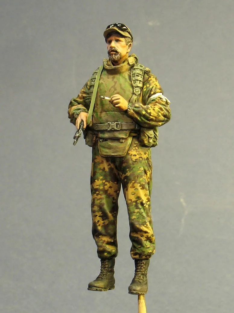 1/35 шкала Неокрашенная фигурка из смолы современные русские инструкторы штабы