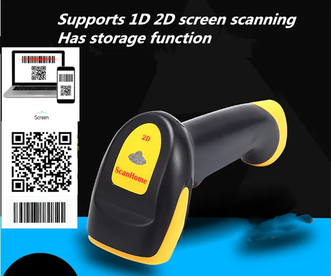 

New product High quality wholesale USB wired Bar code Scanner Support scan 1D 2D code screen phone scan supermarket Retail
