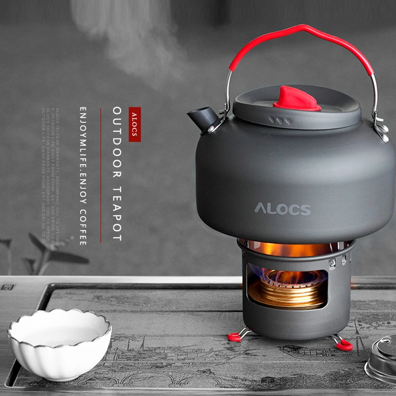 Походный чайник ALOCS K04PRO л набор для приготовления пищи посуда спиртовая плита